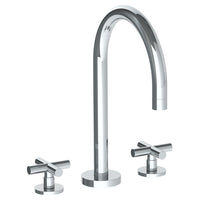 Deck Mounted 3 Hole Gooseneck Bath Set - Maison&Co.