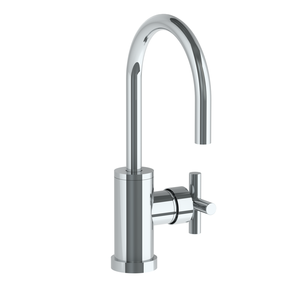 Deck Mounted 1 Hole Gooseneck Bar Faucet