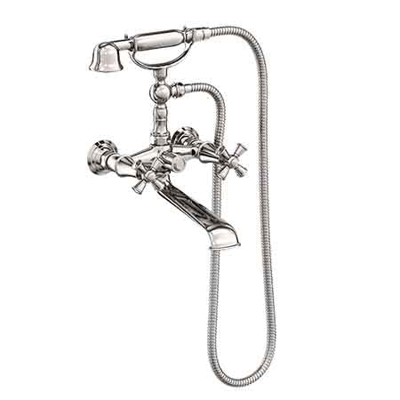 Exposed Tub & Hand Shower Set - Wall Mount in Multiple Finishes