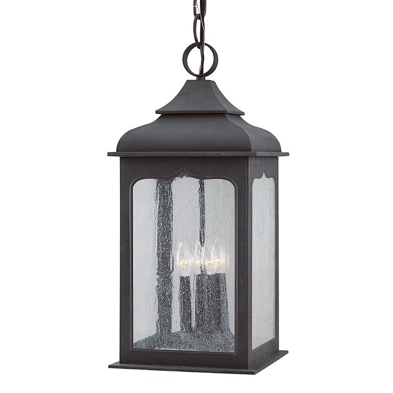 Troy Lighting - F2018-TBZ - Four Light Hanging Lantern - Henry Street - Textured Bronze