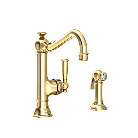 Single Handle Kitchen Faucet With Side Spray in Multiple Finishes