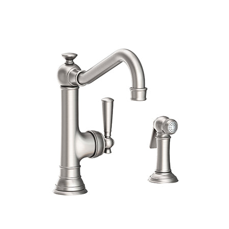 Single Handle Kitchen Faucet With Side Spray in Multiple Finishes