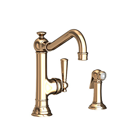 Single Handle Kitchen Faucet With Side Spray in Multiple Finishes