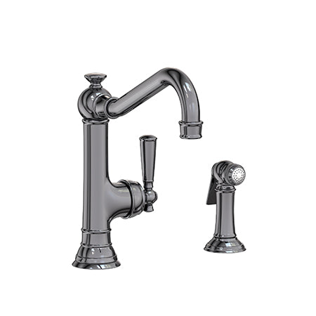 Single Handle Kitchen Faucet With Side Spray in Multiple Finishes