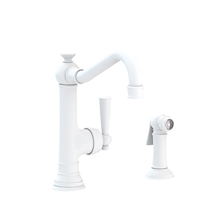 Single Handle Kitchen Faucet With Side Spray in Multiple Finishes