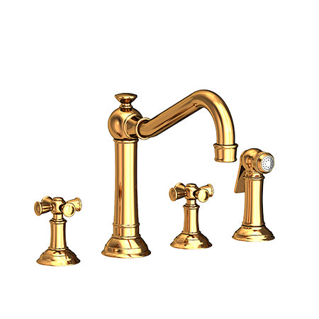 Kitchen Faucet With Side Spray in Multiple Finishes