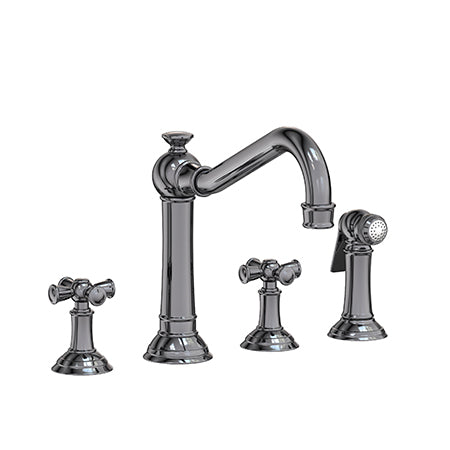 Kitchen Faucet With Side Spray in Multiple Finishes