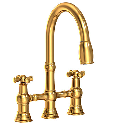 Kitchen Bridge Pull-Down Faucet in Multiple Finishes