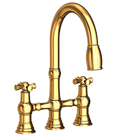 Kitchen Bridge Pull-Down Faucet in Multiple Finishes