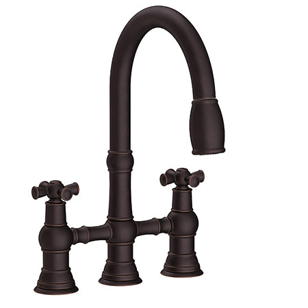 Kitchen Bridge Pull-Down Faucet in Multiple Finishes