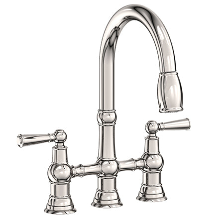 Kitchen Bridge Pull-Down Faucet in Multiple Finishes