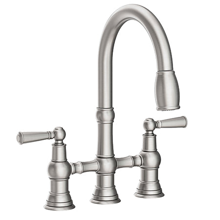 Kitchen Bridge Pull-Down Faucet in Multiple Finishes