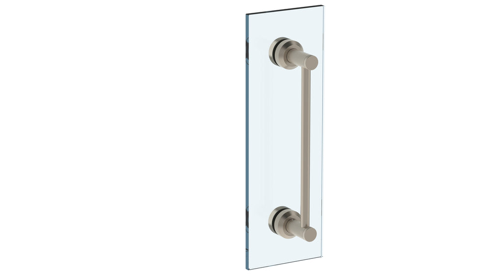 18" Shower Door Pull/ Glass Mount Towel Bar