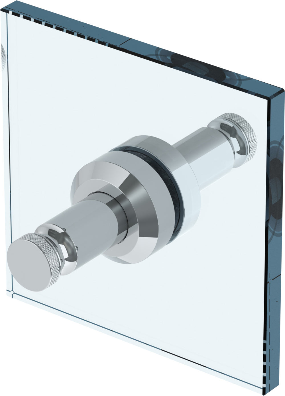 Double Shower Door Knob/ Glass Mount Hook