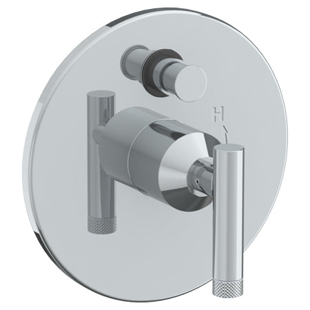 Wall Mounted Pressure Balance Shower Trim With Diverter, 7" Dia.