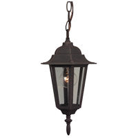 Craftmade - Z151-RT - Straight Glass Cast One Light Pendant in Rust Finish - Straight Glass Cast