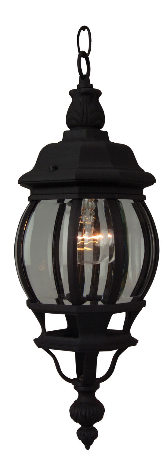 Craftmade - Z321-TB - French Style One Light Pendant in Textured Black Finish - French Style