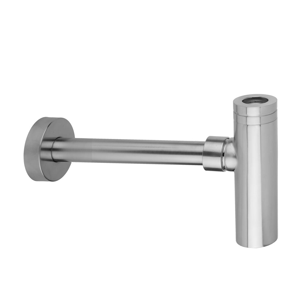 Decorative Round Trap - 1 ¼" Wall Outlet in Multiple Finishes