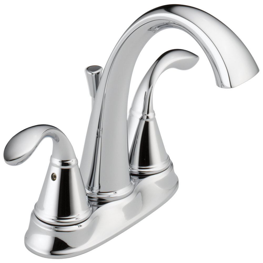 Delta Zella®: Two Handle Centerset Bathroom Faucet