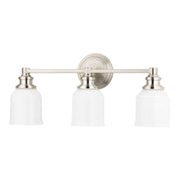 Hudson Valley - 3403-SN - Three Light Bath Bracket - Windham - Satin Nickel