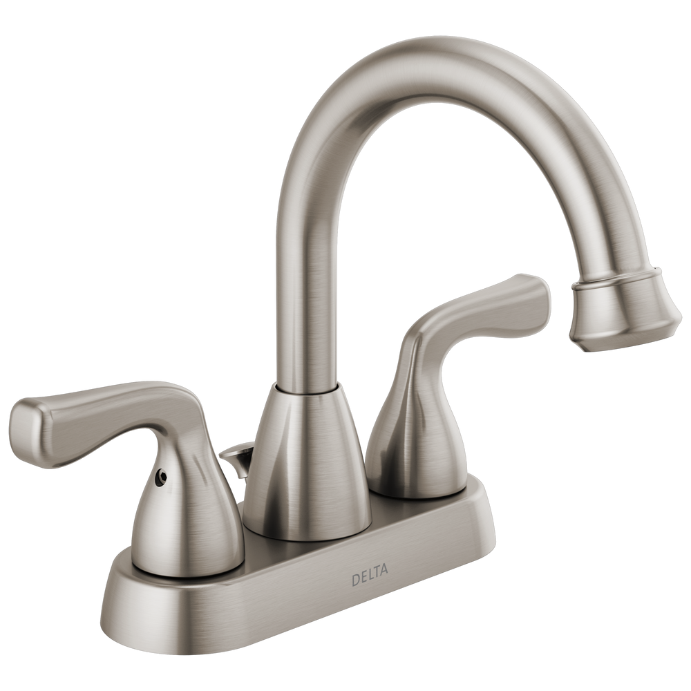 Delta Foundations®: Two Handle Centerset Bathroom Faucet Stackout