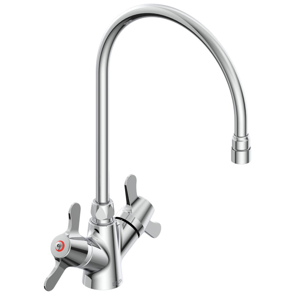 Commercial 25C3: SS Mixing Faucet