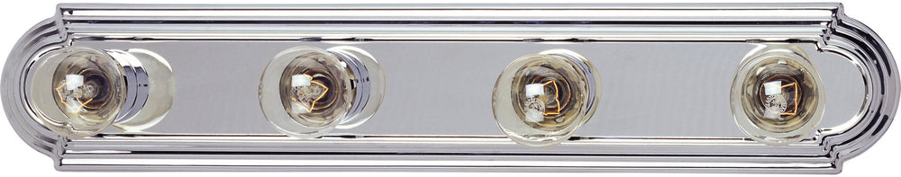 Maxim - 7124PC - Four Light Bath Vanity - Essentials - 712x - Polished Chrome