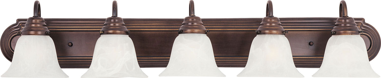 Essentials - 801x Five Light Bath Vanity in Multiple Finishes