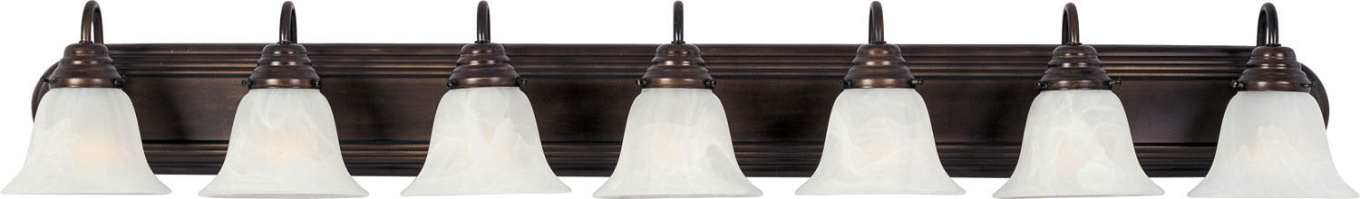 Essentials - 801x Seven Light Bath Vanity in Multiple Finishes