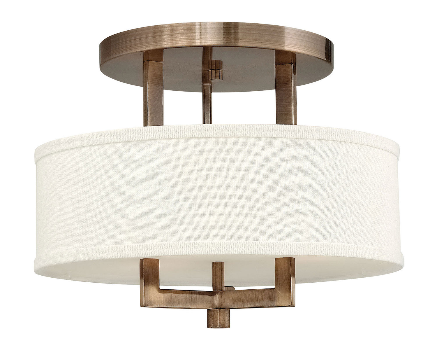 Hinkley - 3200BR - LED Semi-Flush Mount - Hampton - Brushed Bronze