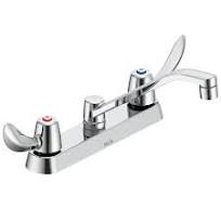 Commercial 26C3: 8" Cast Deck Mount Faucet