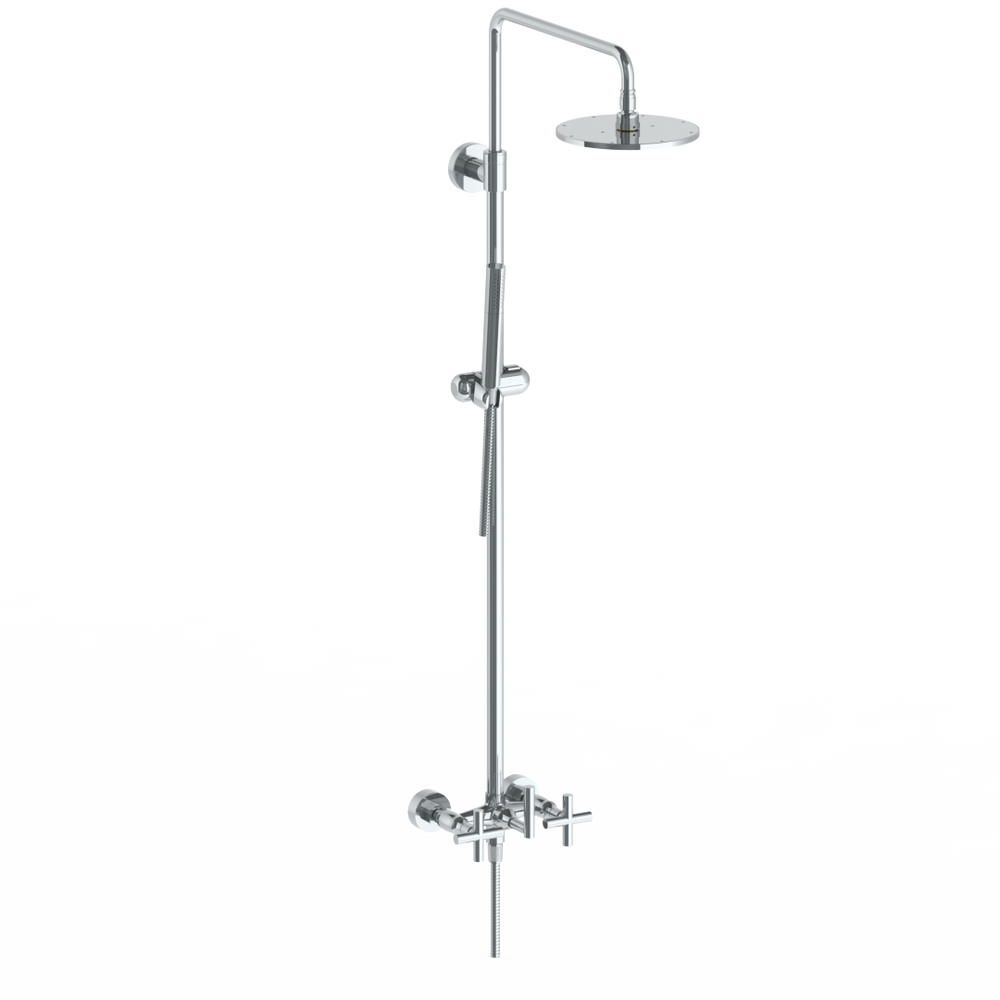 Wall Mounted Exposed Shower With Hand Shower