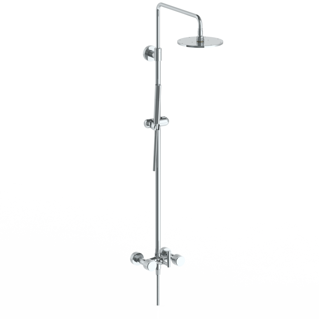 Wall Mounted Exposed Shower With Hand Shower