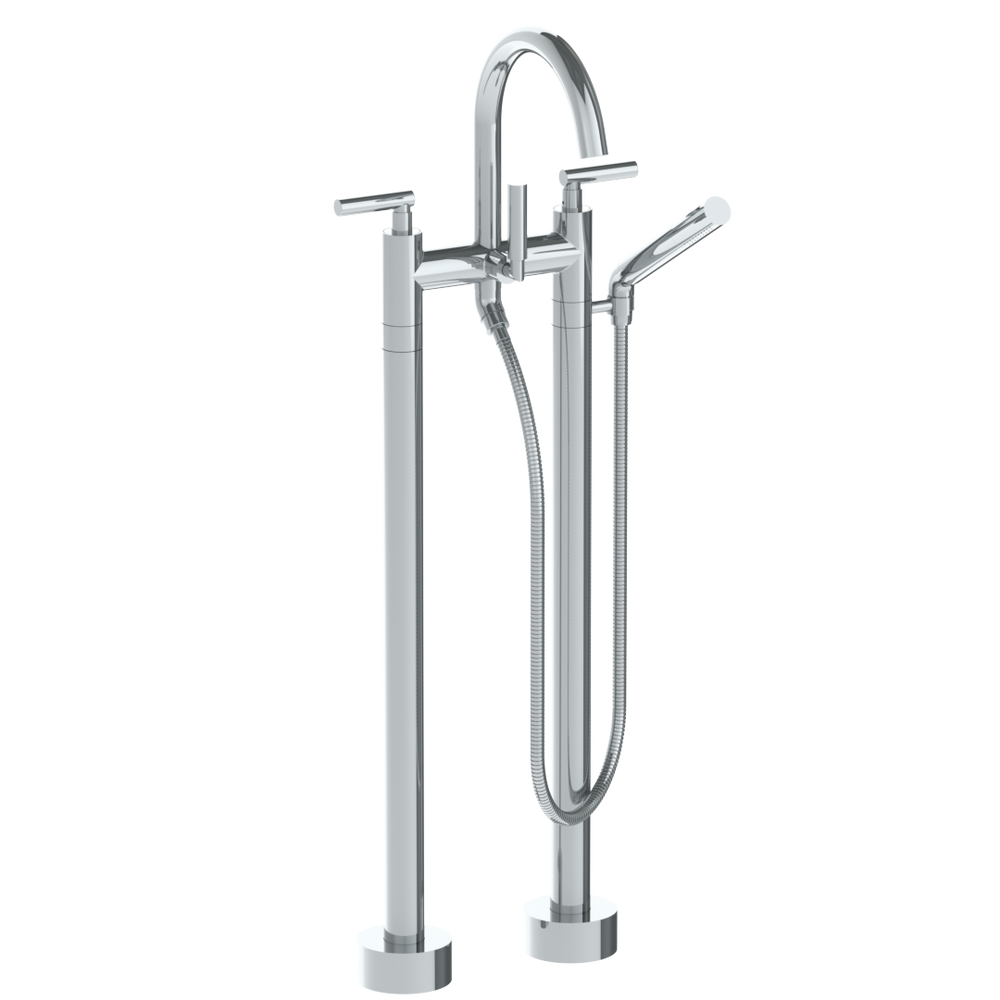 Floor Standing Bath Set With Slim Hand Shower