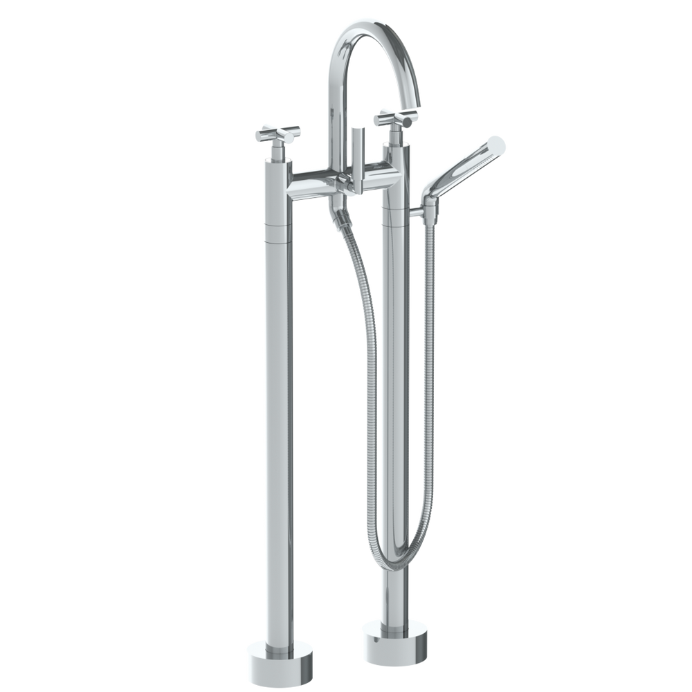 Floor Standing Bath Set With Slim Hand Shower