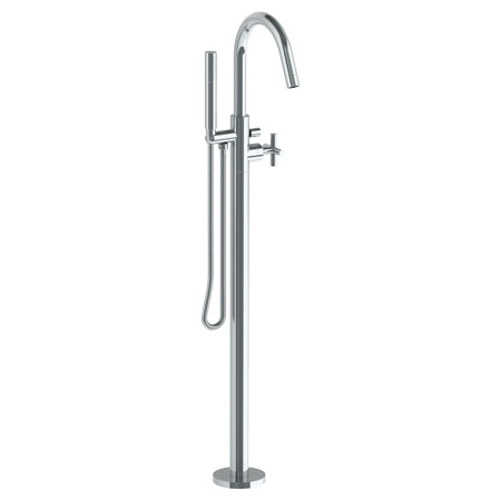 Single Hole Floor Standing Bath Set With Hand Shower