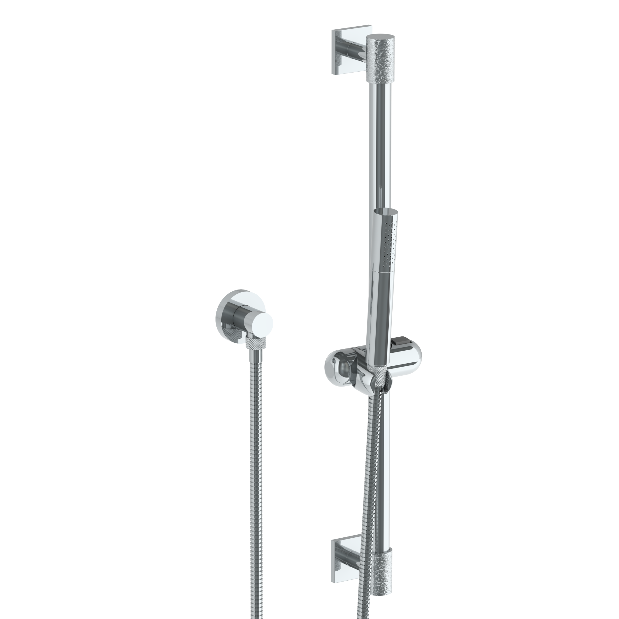 Positioning Bar Shower Kit With Slim Hand Shower And 69" Hose