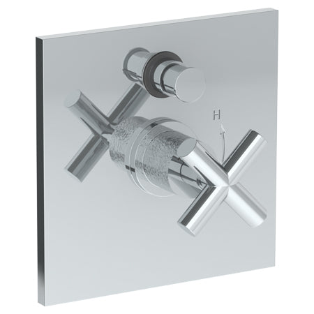 Wall Mounted Pressure Balance Shower Trim With Diverter, 7"