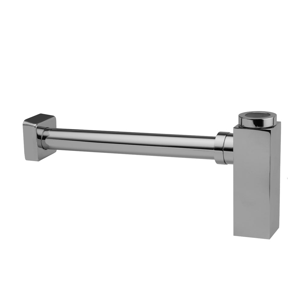 Decorative Square Trap - 1 ½" Wall Outlet in Multiple Finishes