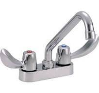 Commercial 27C4 / 27C5 / 27C6: Two Handle 4" Deck Mount Faucet