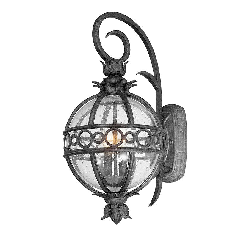 Troy Lighting - B5002-FRN - Two Light Wall Lantern - Campanile - French Iron