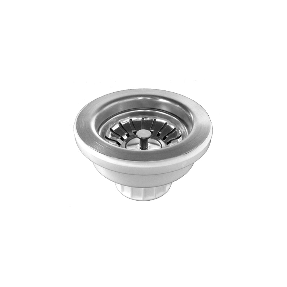 Kitchen Sink Strainer With Polypropylene Body in Brushed Stainless (BSS) Finish