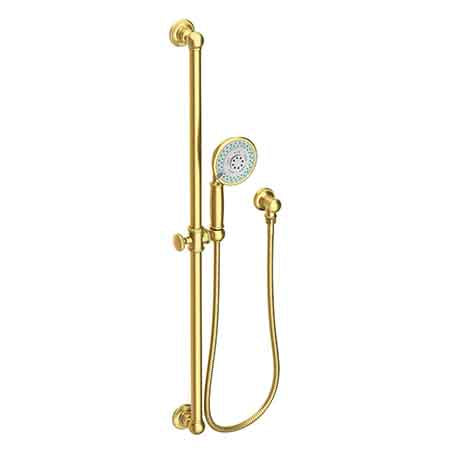 Slide Bar With Single Function Hand Shower Set in Multiple Finishes