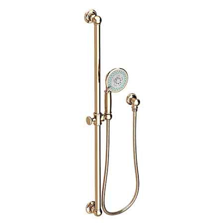 Slide Bar With Single Function Hand Shower Set in Multiple Finishes