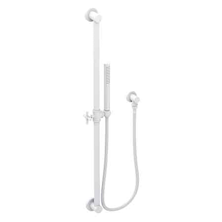 Slide Bar With Single Function Hand Shower Set in Multiple Finishes