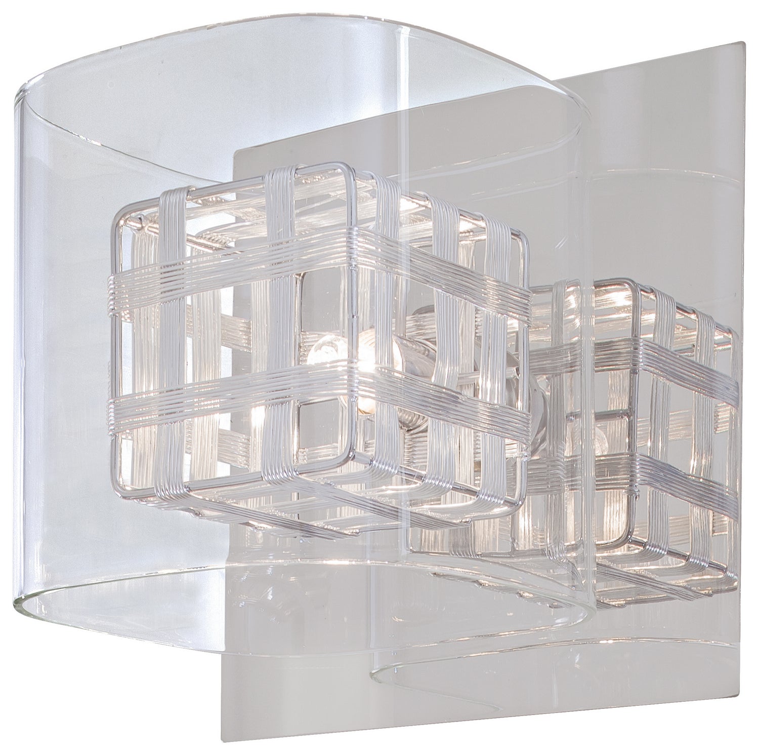 George Kovacs - P800-077 - One Light Bath - Jewel Box - Chrome