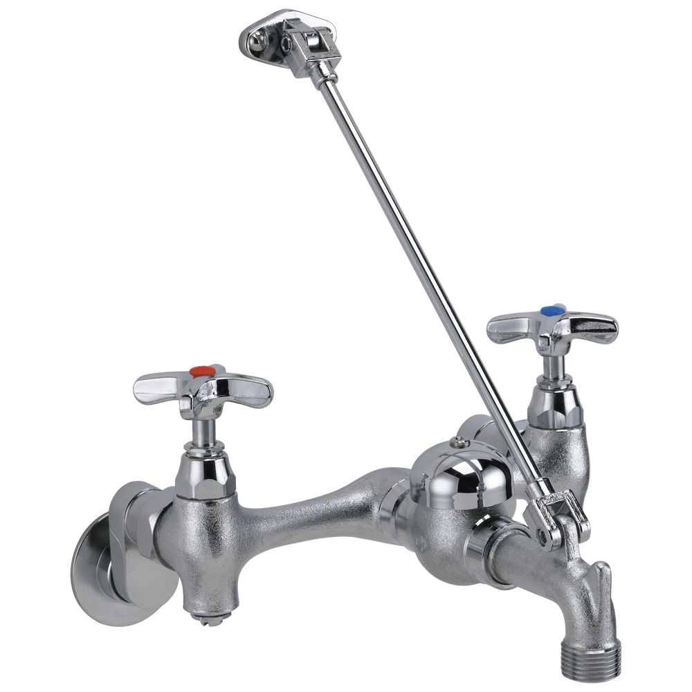 Commercial 28C / T9: Two Handle 8" Wall Mount Service Sink Faucet