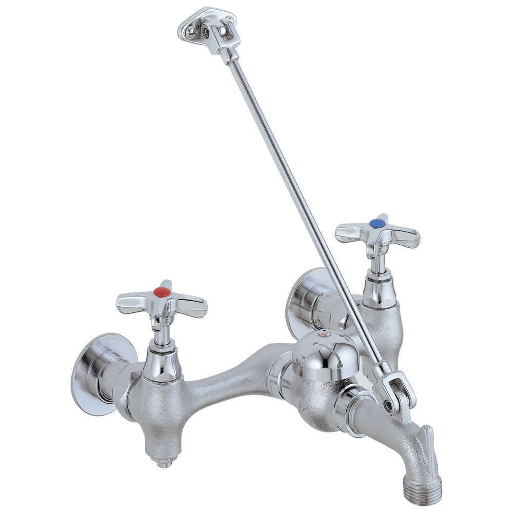 Commercial 28C / T9: Two Handle 8" Wall Mount Service Sink Faucet