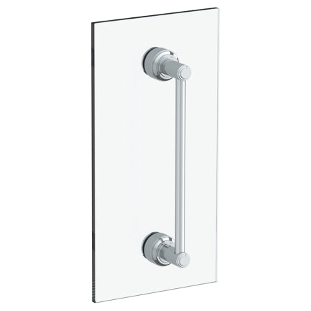 18" Shower Door Pull/ Glass Mount Towel Bar