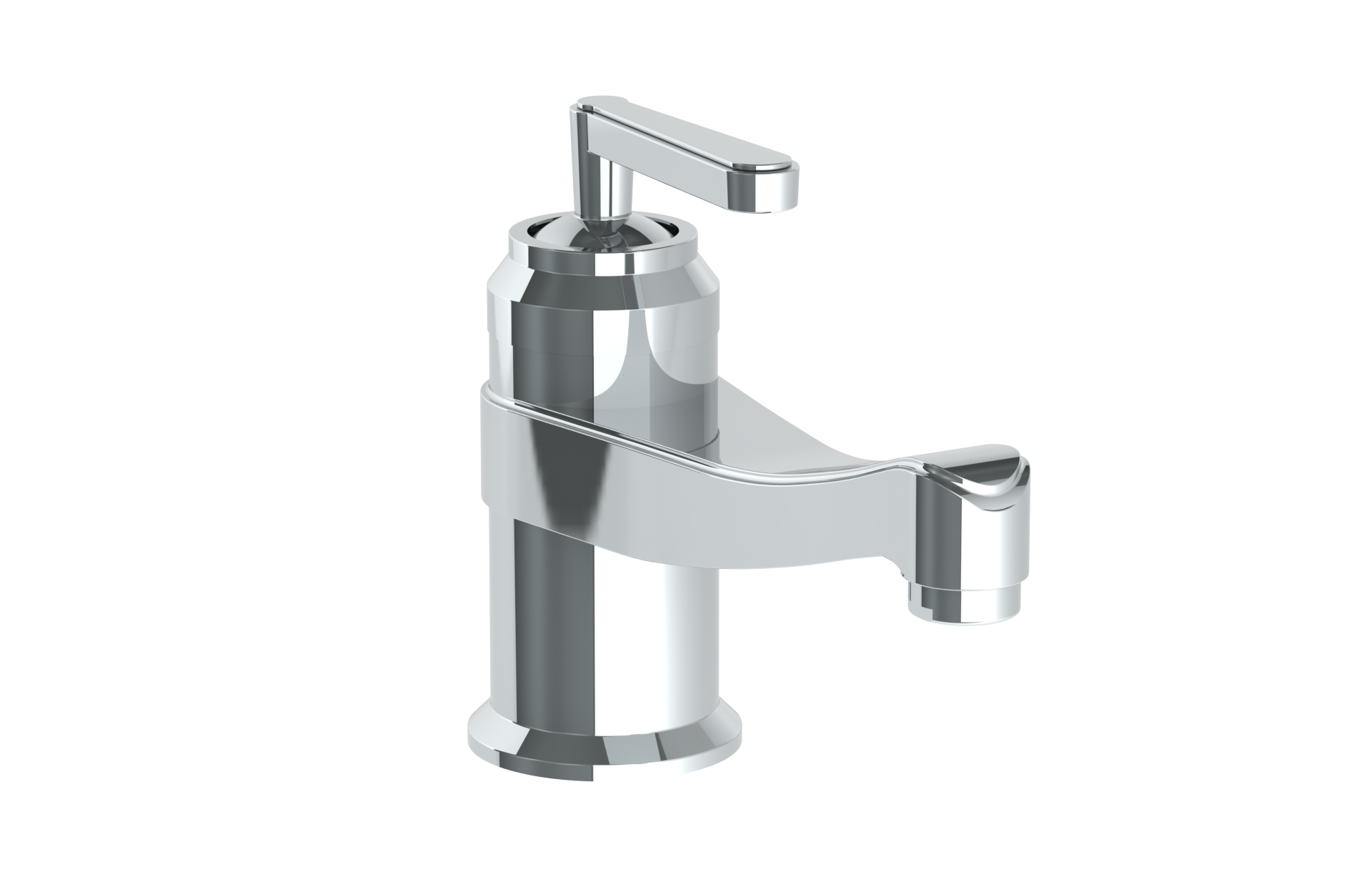 Deck Mounted Monoblock Lavatory Mixer